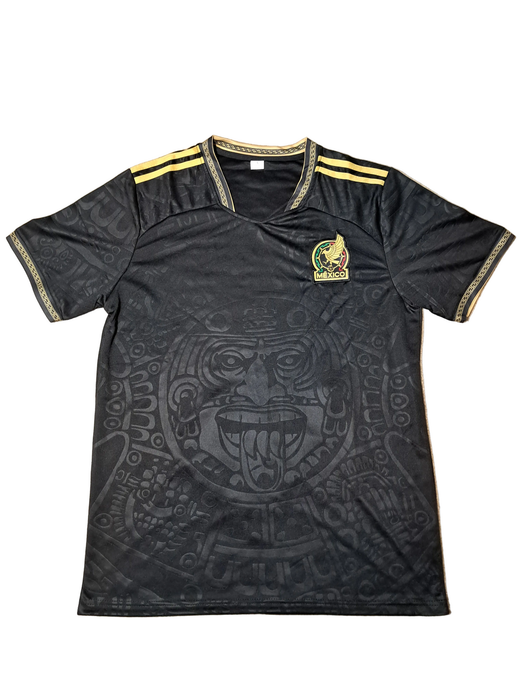 Mexico soccer jersey unisex adults size way black color