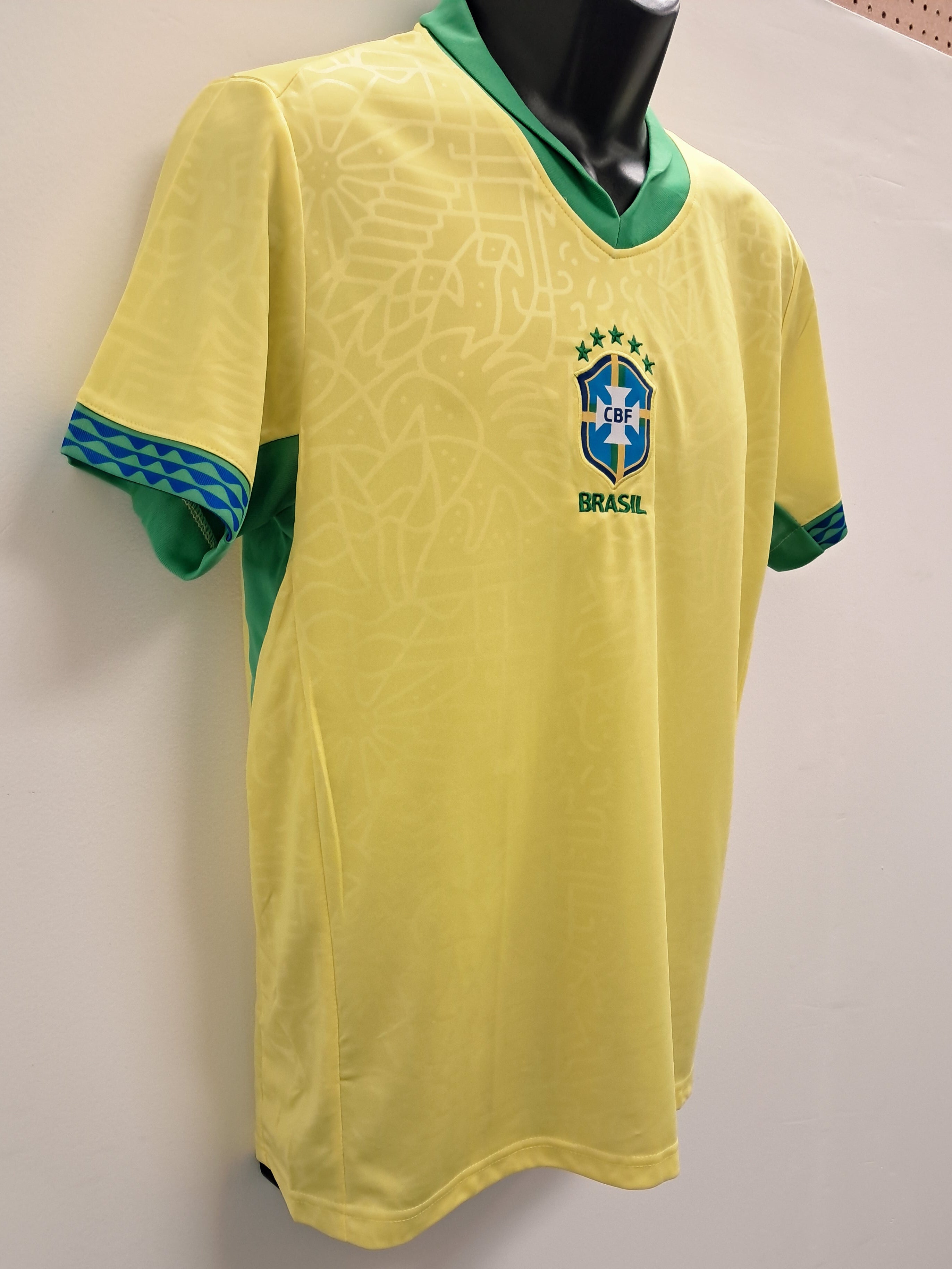 BRASIL SOCCER JERSEY ADULT UNISEX HOME