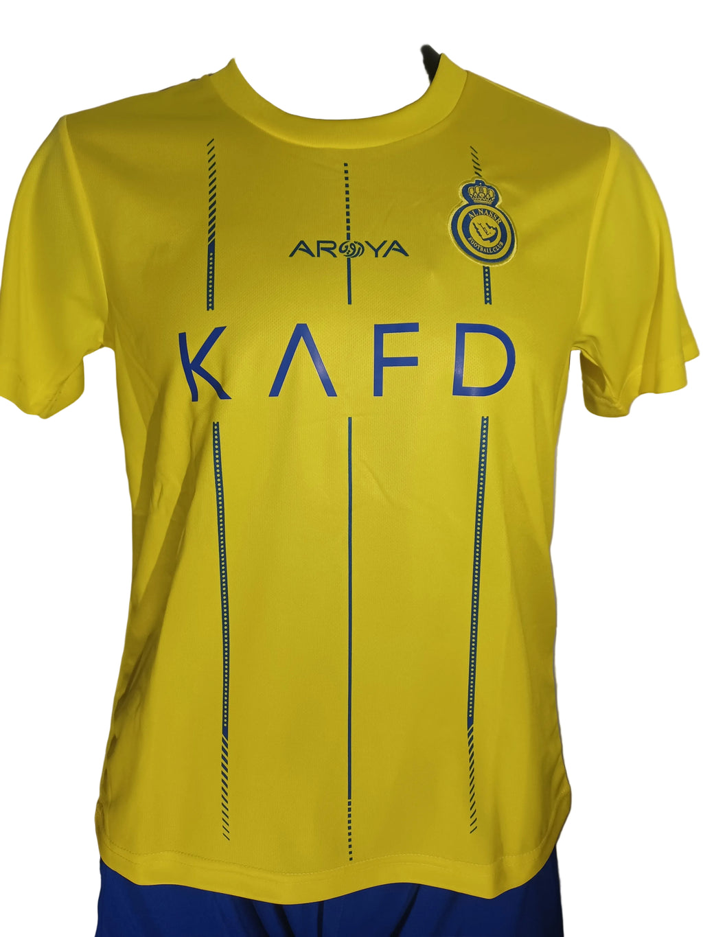 Kids Ronaldo uniform set jersey and shorts, unisex