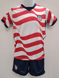 USA kid's soccer uniform home 2026 world cup.