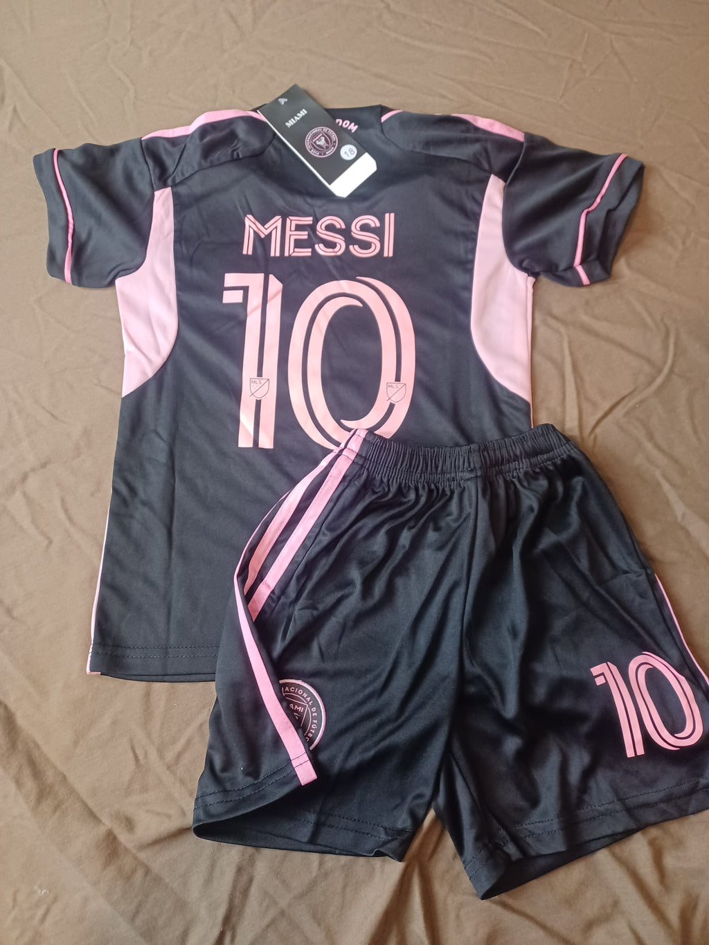 Messi Kids uniform unisex jersey and shorts all sizes, messi