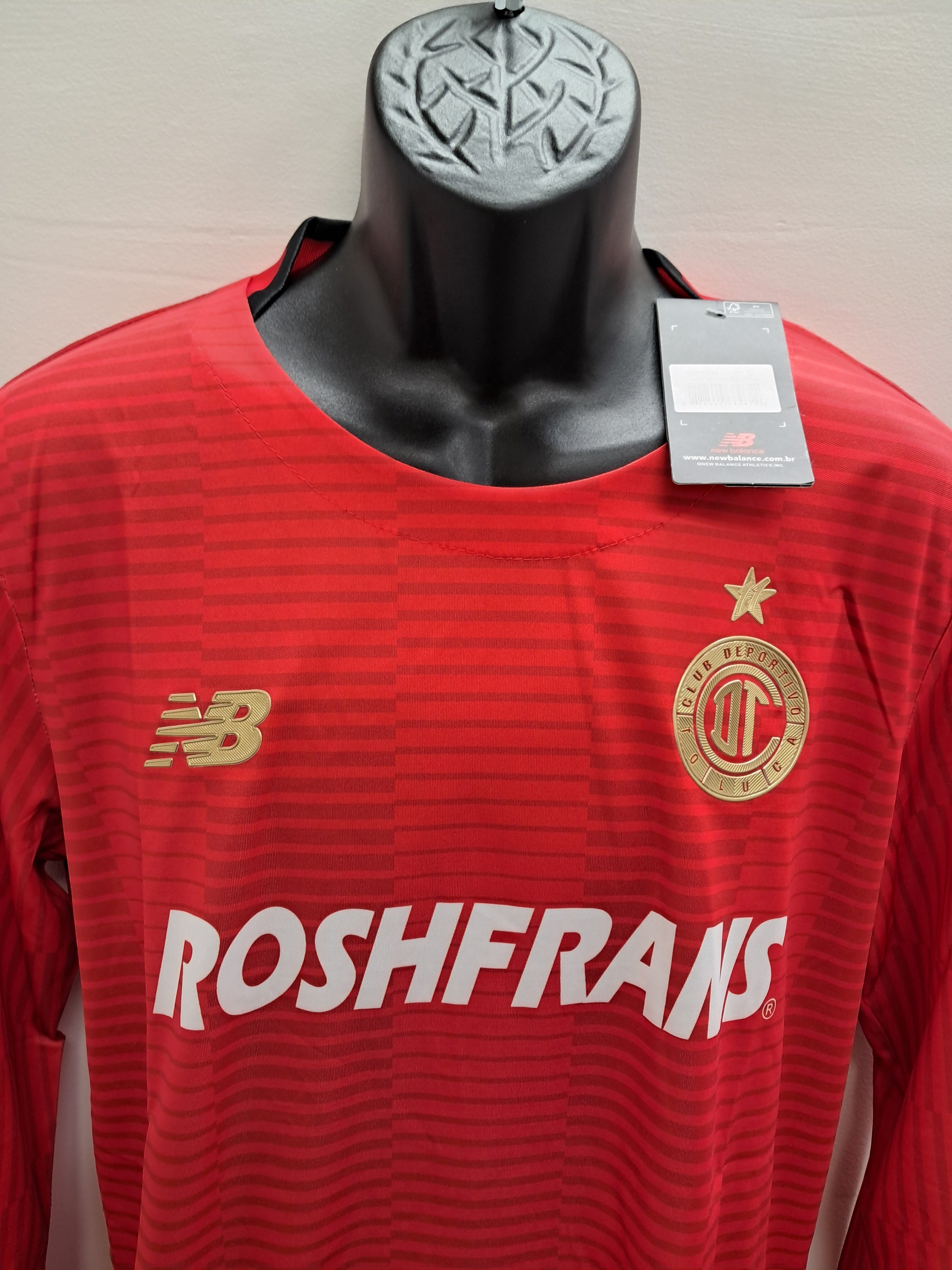 TOLUCA long sleeve soccer jersey.