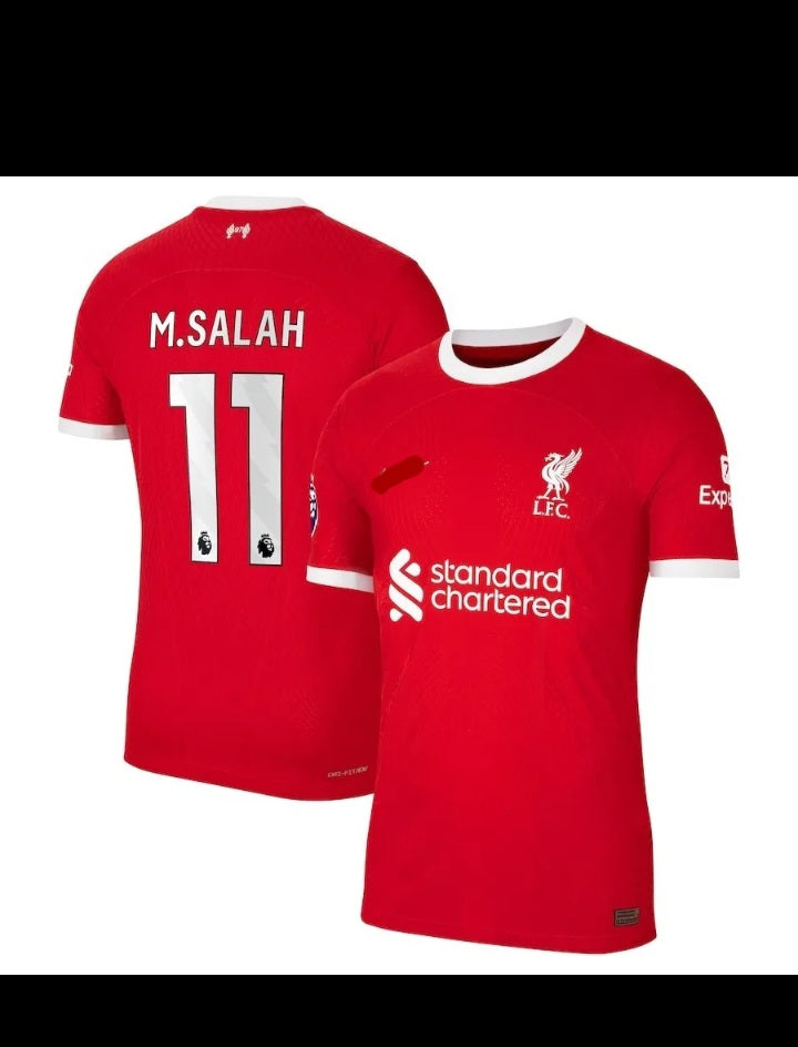 Liverpool salah soccer jersey adult sizes small to X-large