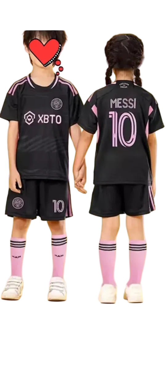 Messi Kids uniform unisex jersey and shorts all sizes, messi
