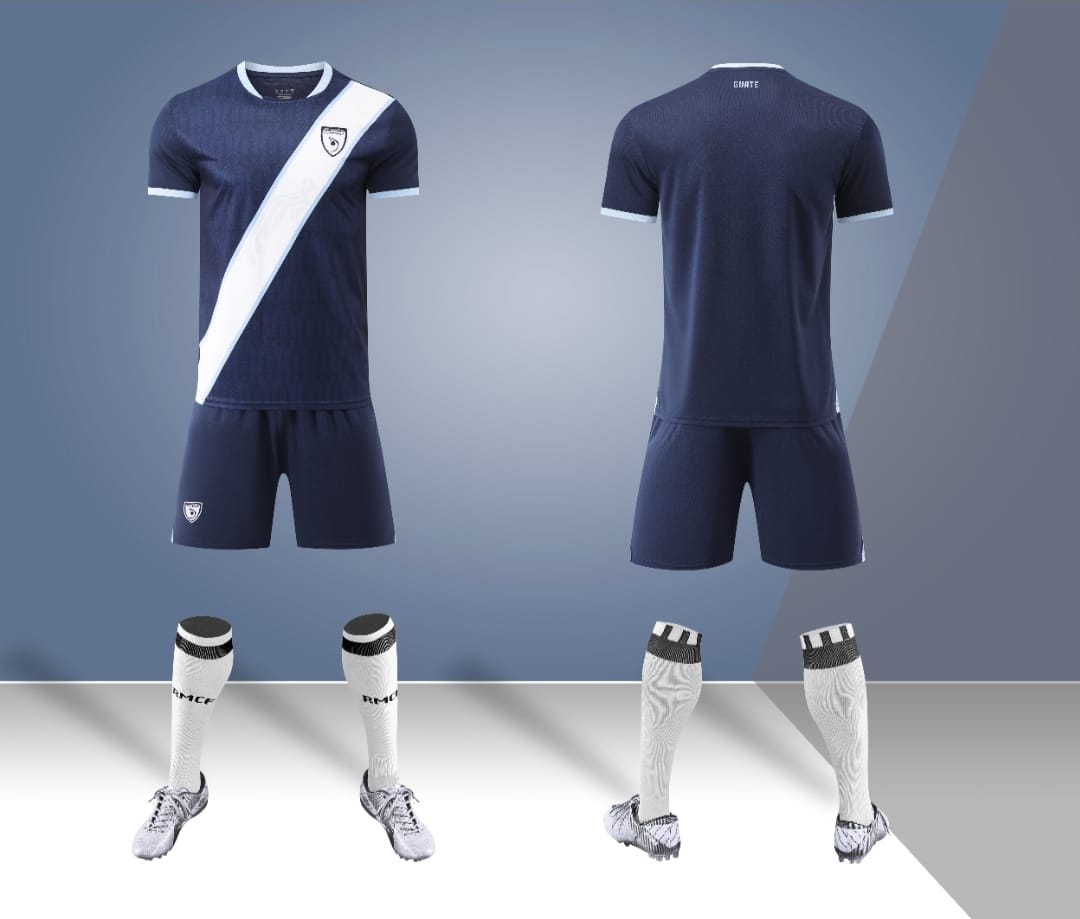 Guatemala Soccer jersey and short unisex adults size, fan edition.