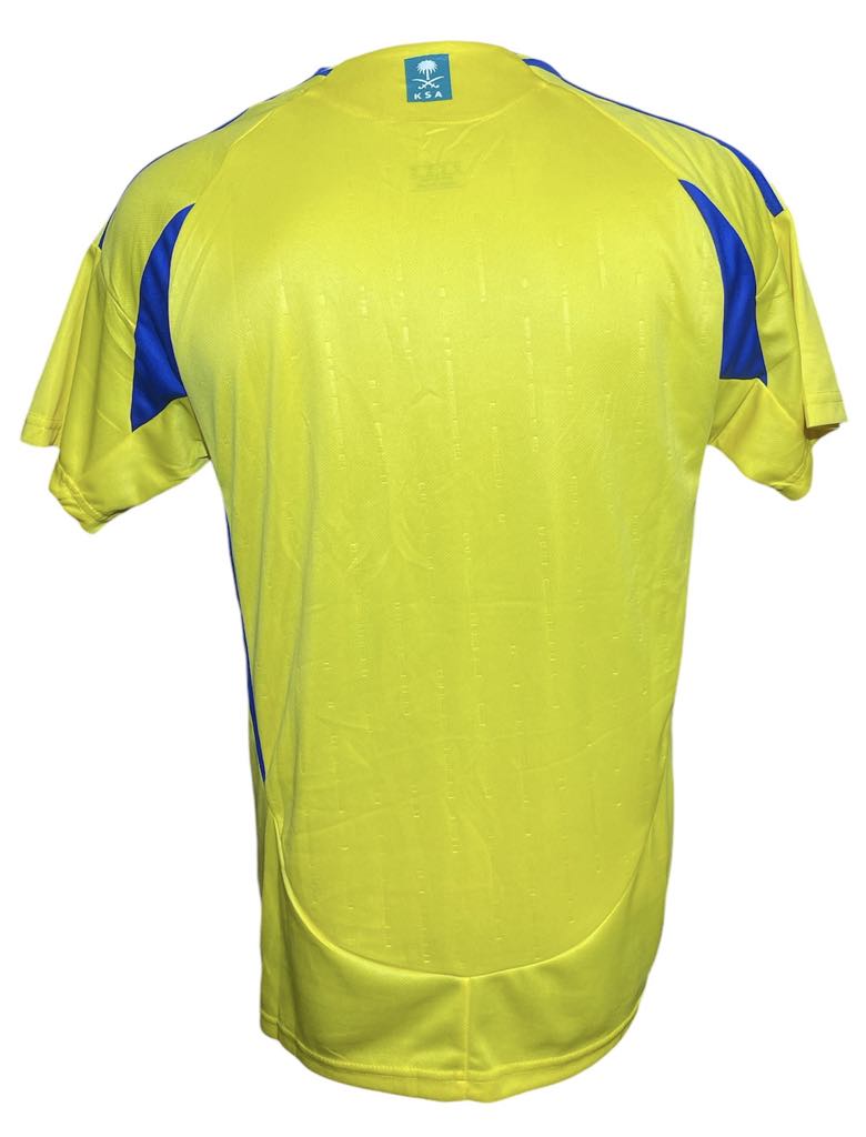 Al Nassar Ronaldo jersey yellow and blue