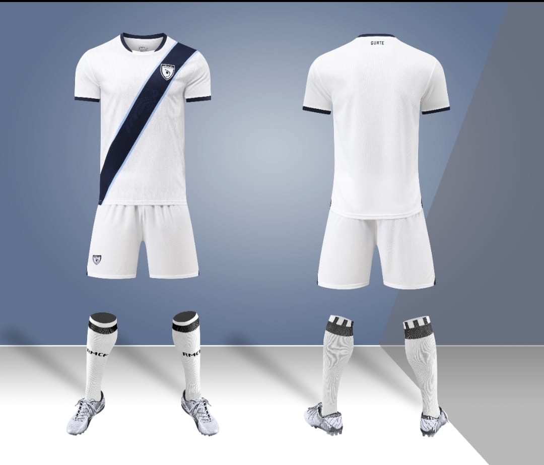 Guatemala Soccer jersey and short unisex adults size, fan edition.