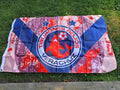 Bandera de los tiburones rojos de veracruz 3×5 ft size.