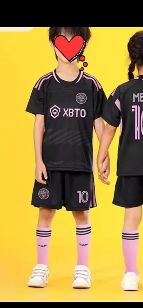 Messi Kids uniform unisex jersey and shorts all sizes, messi