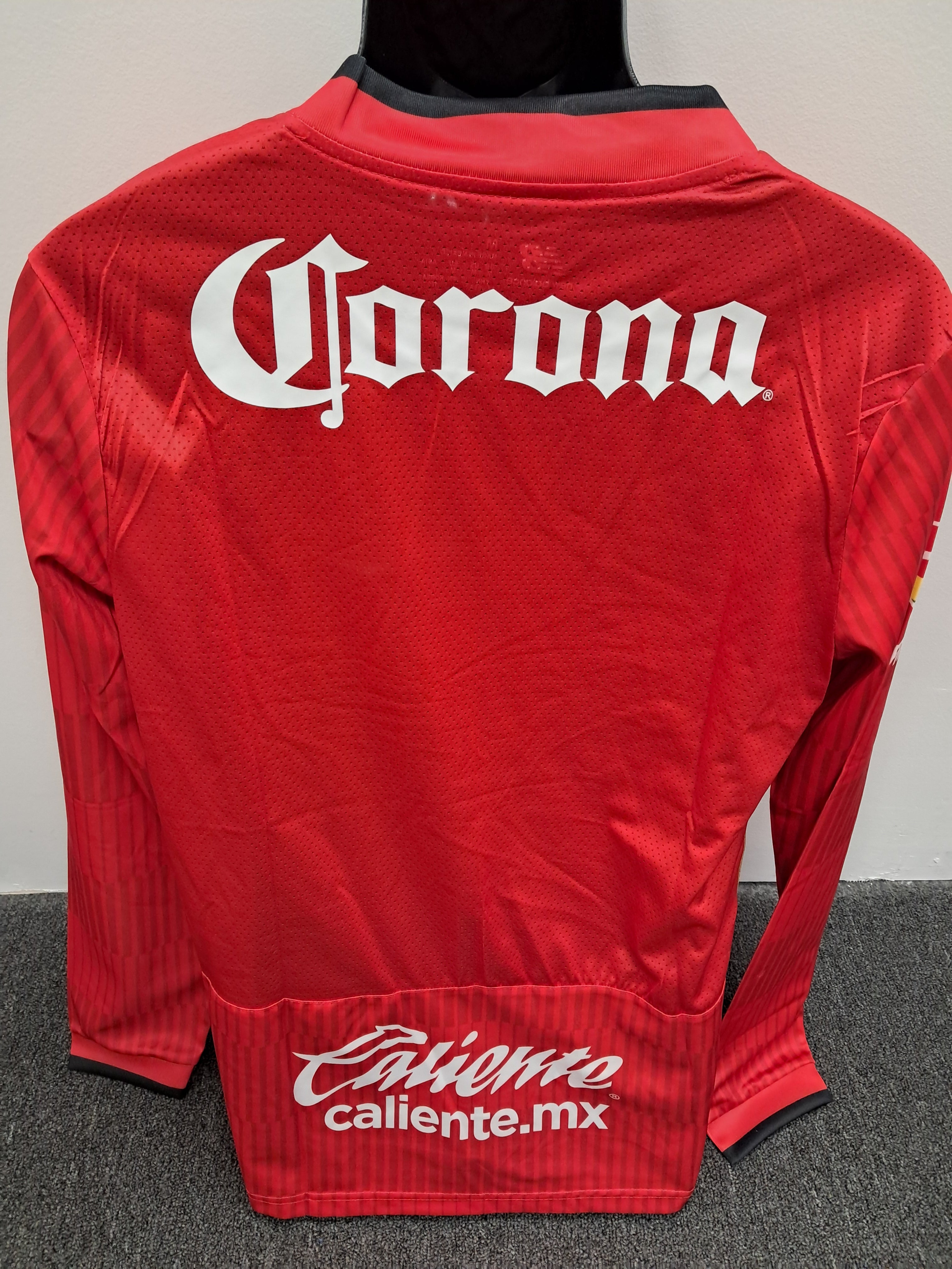 TOLUCA long sleeve soccer jersey.