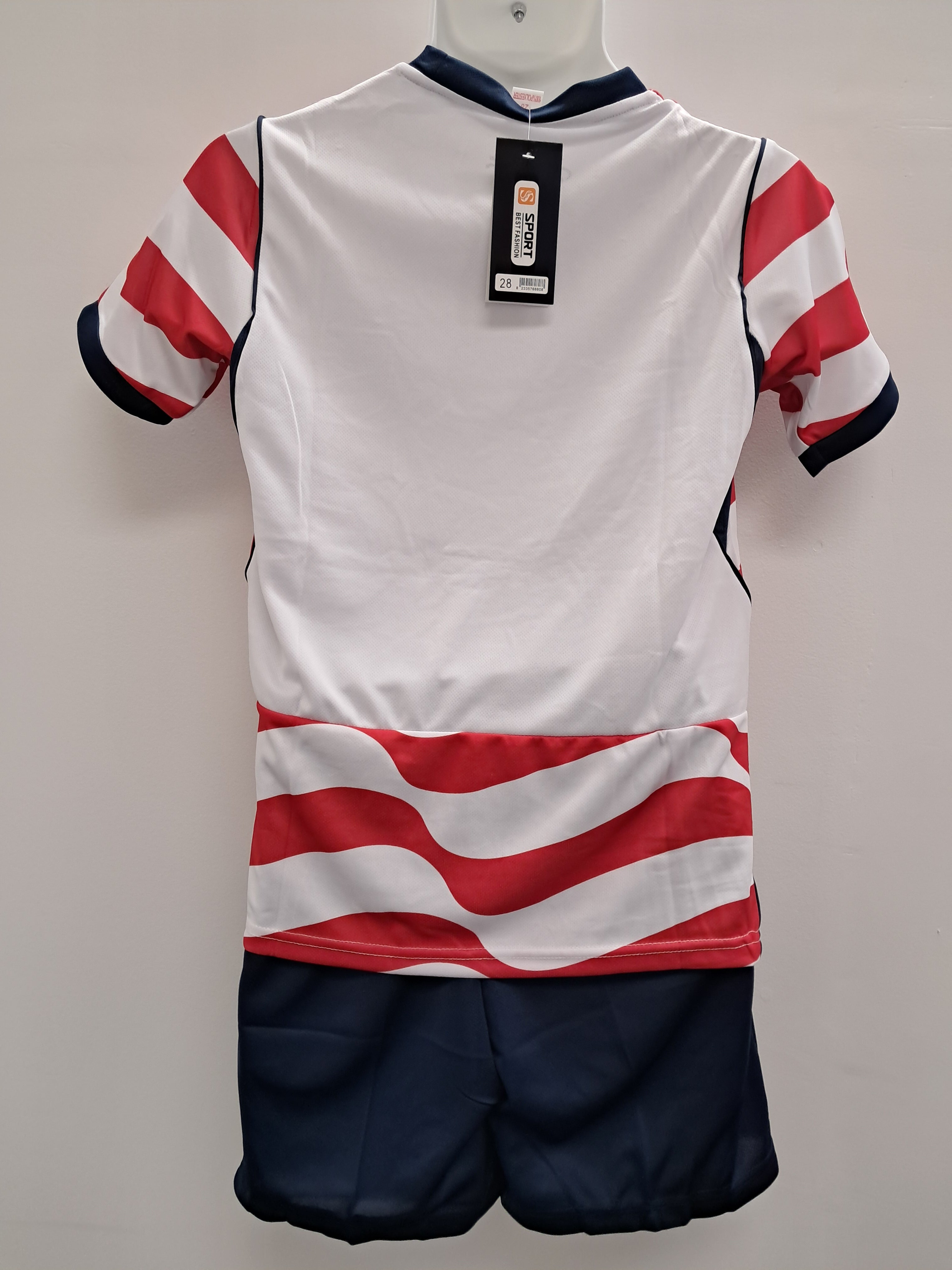 USA kid's soccer uniform home 2026 world cup.